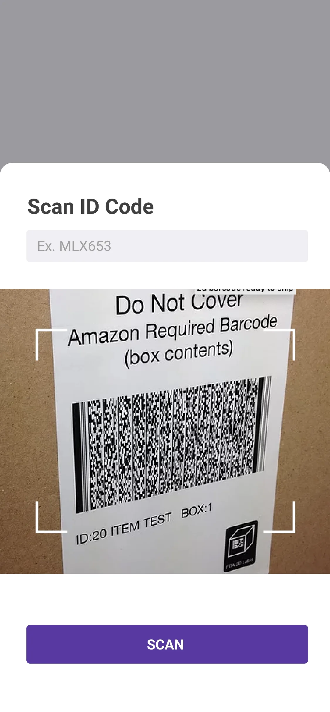 Scan ID code